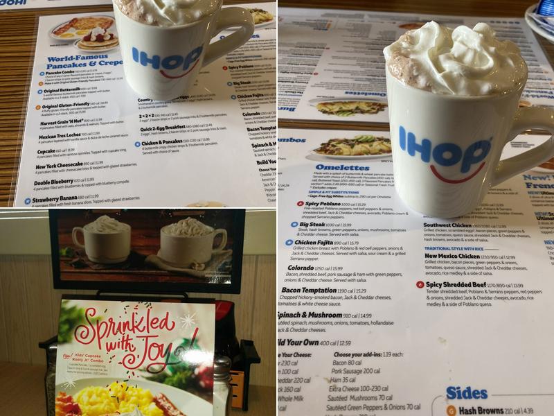 IHOP Menu