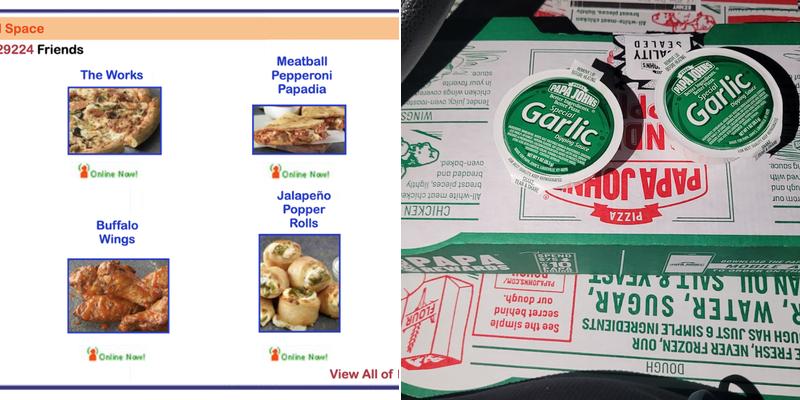 Papa Johns Pizza Menu