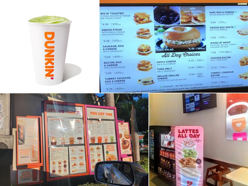 Dunkin' Menu