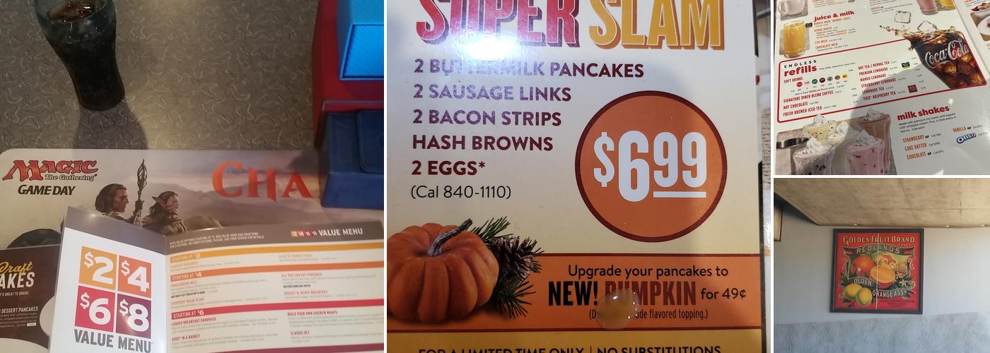 Denny's Menu