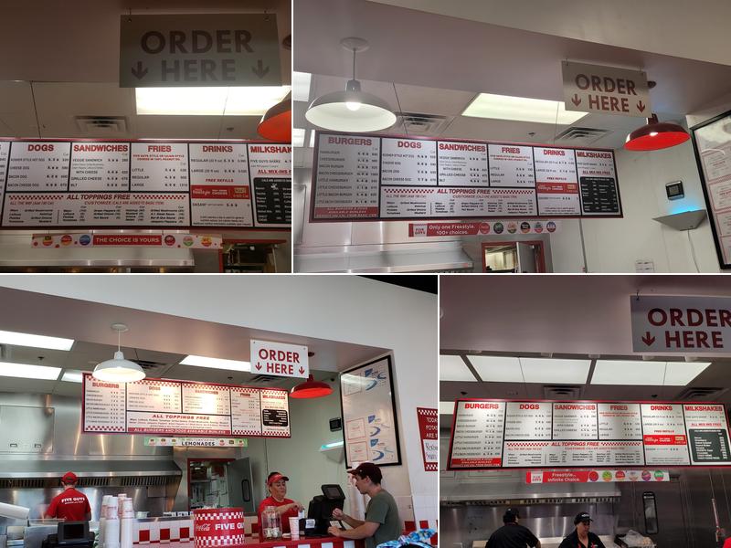 Five Guys Menu