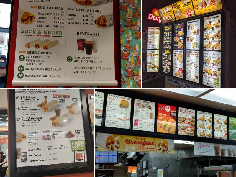 Del Taco Menu