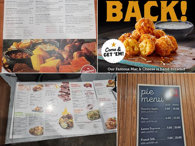 Famous Dave's Bar-B-Que Menu