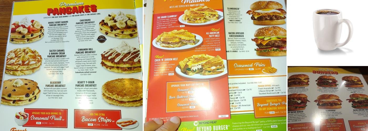 Denny's Menu