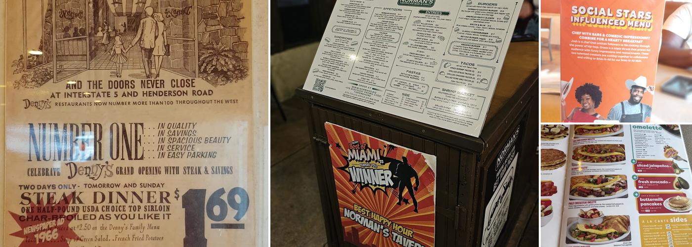 Denny's Menu