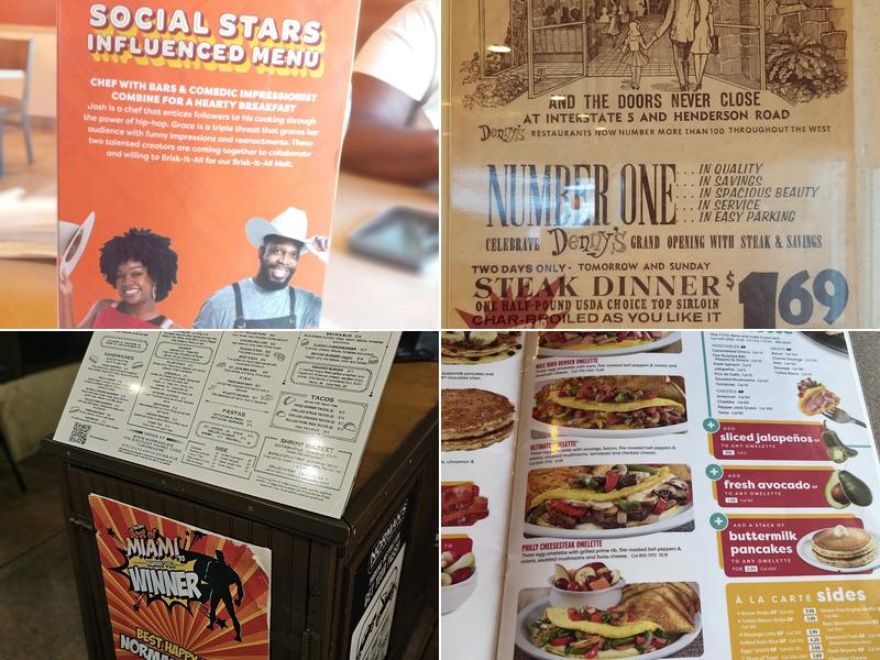 Denny's Menu