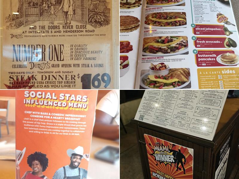 Denny's Menu