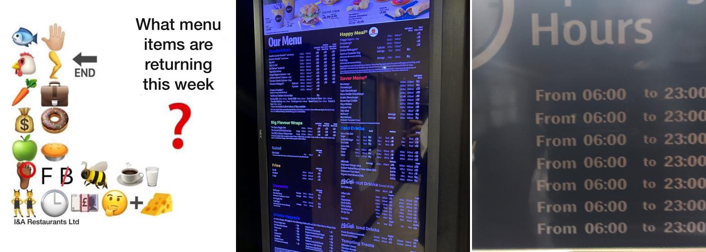 McDonald's Menu