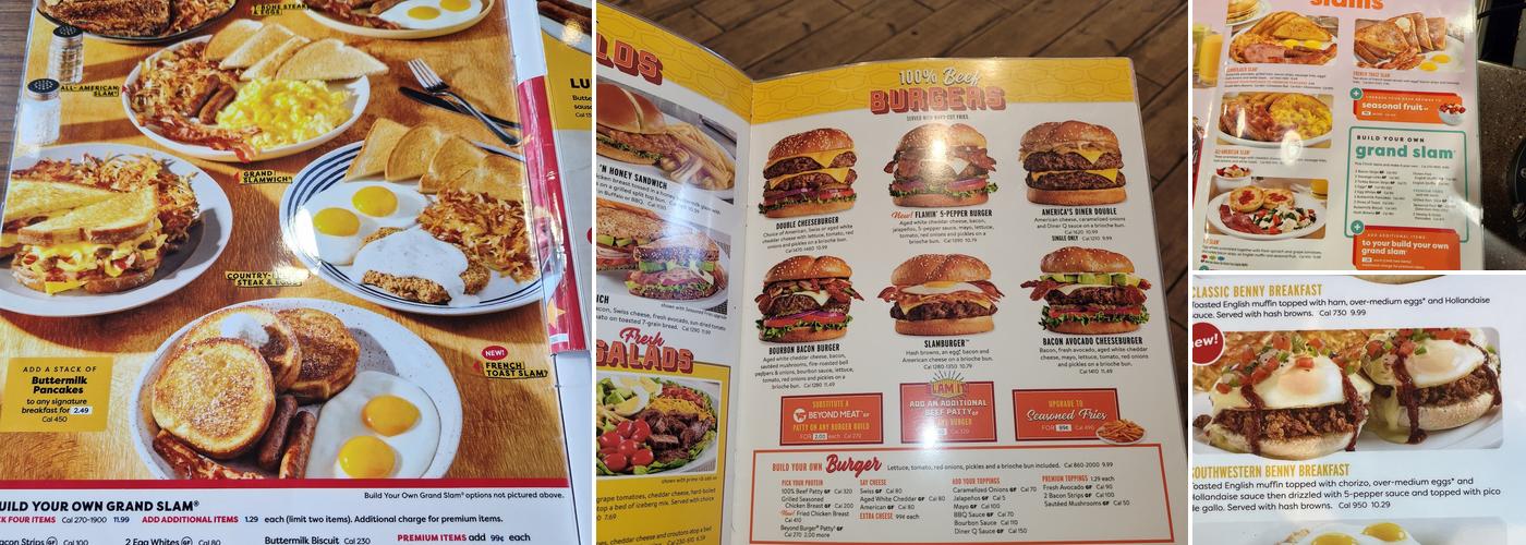 Denny's Menu