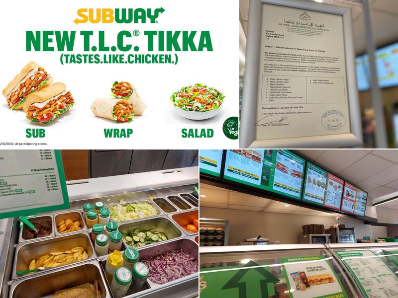 Subway Menu