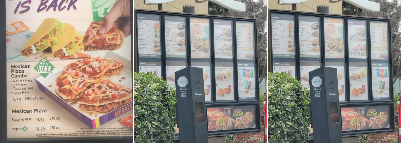 Taco Bell Menu