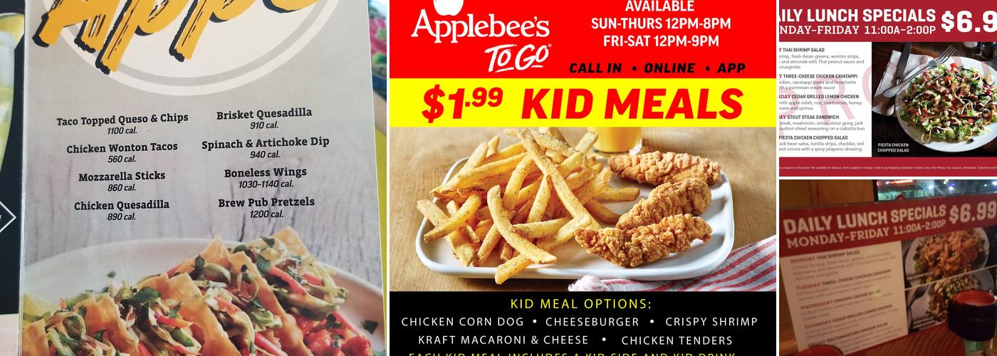 Applebee's Grill + Bar Menu