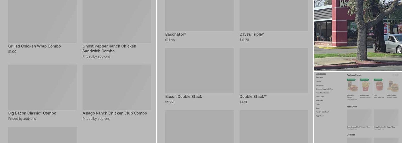 Wendy's Menu