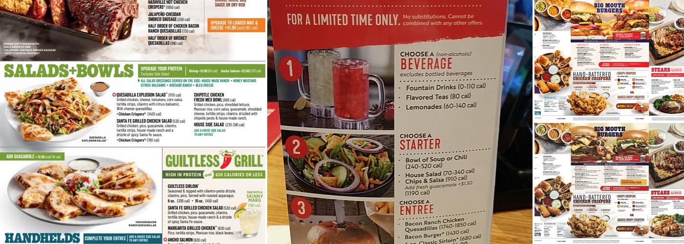Chili's Grill & Bar Menu