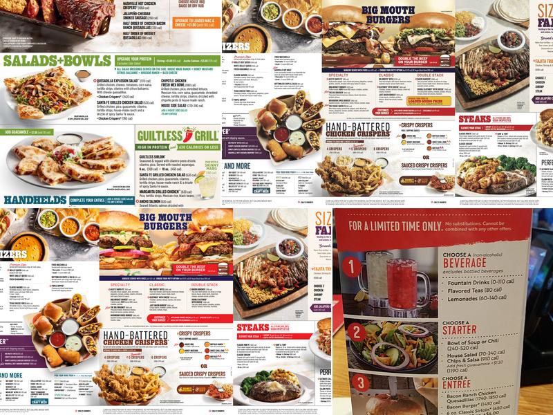 Chili's Grill & Bar Menu