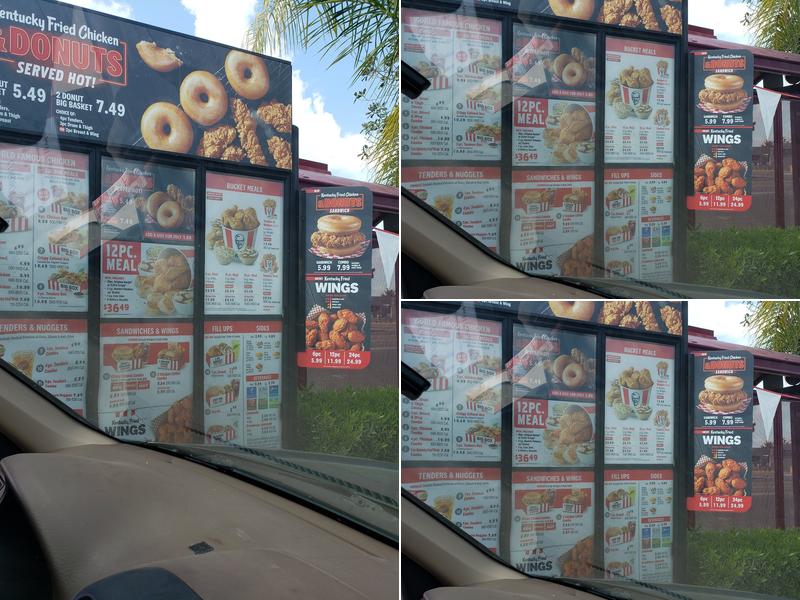 KFC Menu