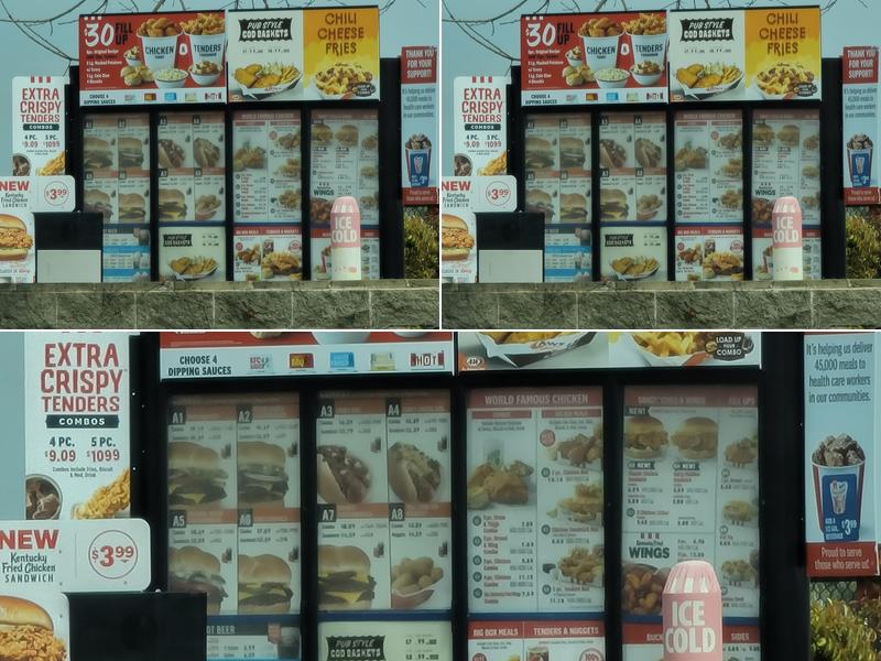 KFC Menu