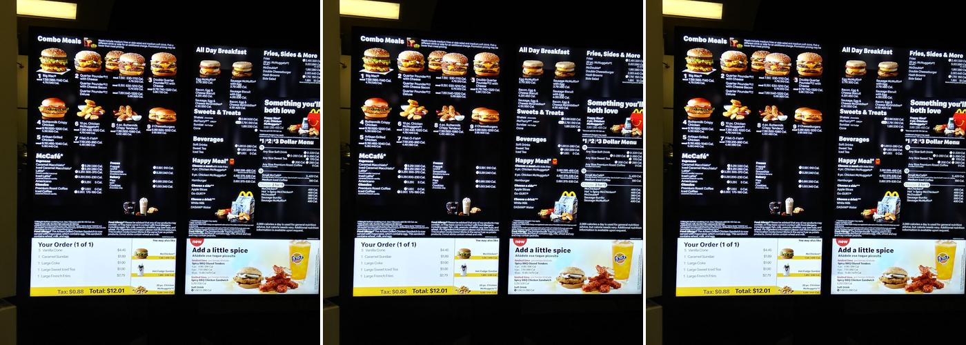 McDonald's Menu