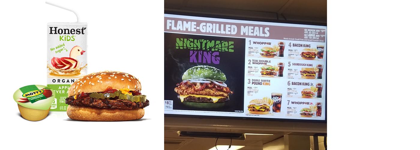 Burger King Menu