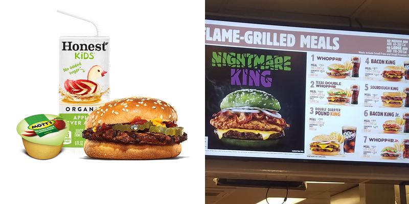 Burger King Menu
