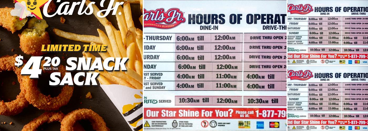 Carl’s Jr. Menu