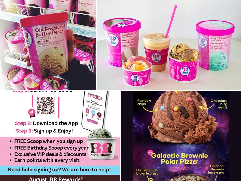 Baskin-Robbins Menu