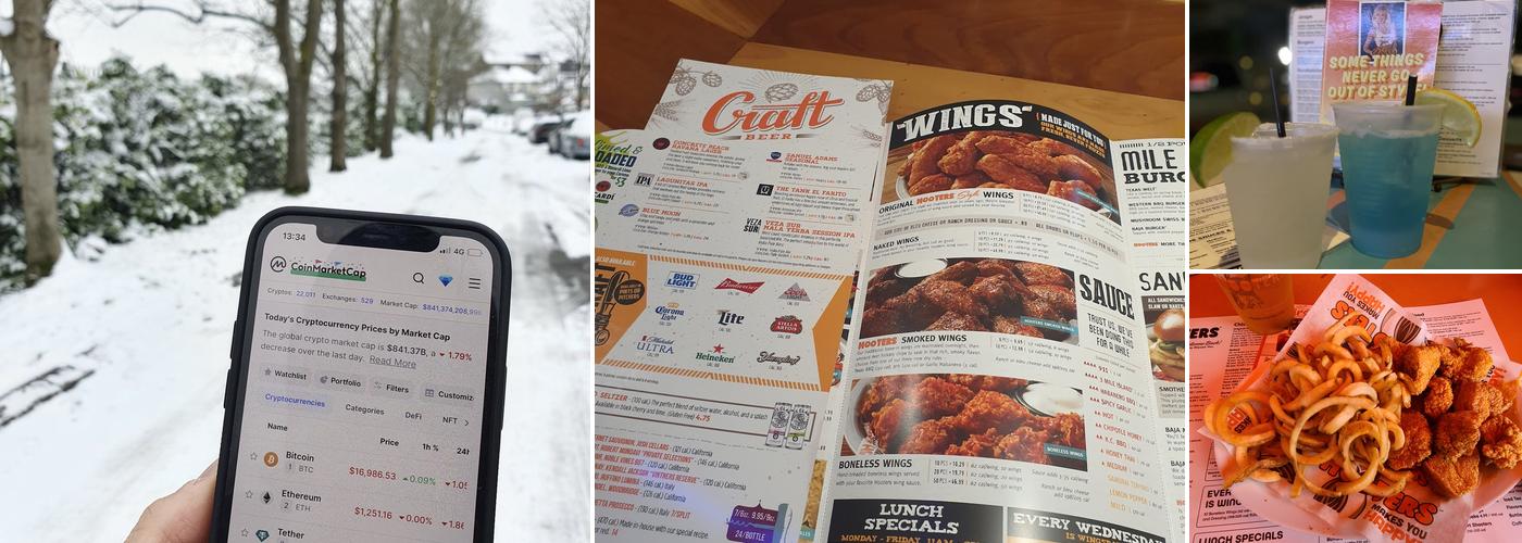 Hooters Menu