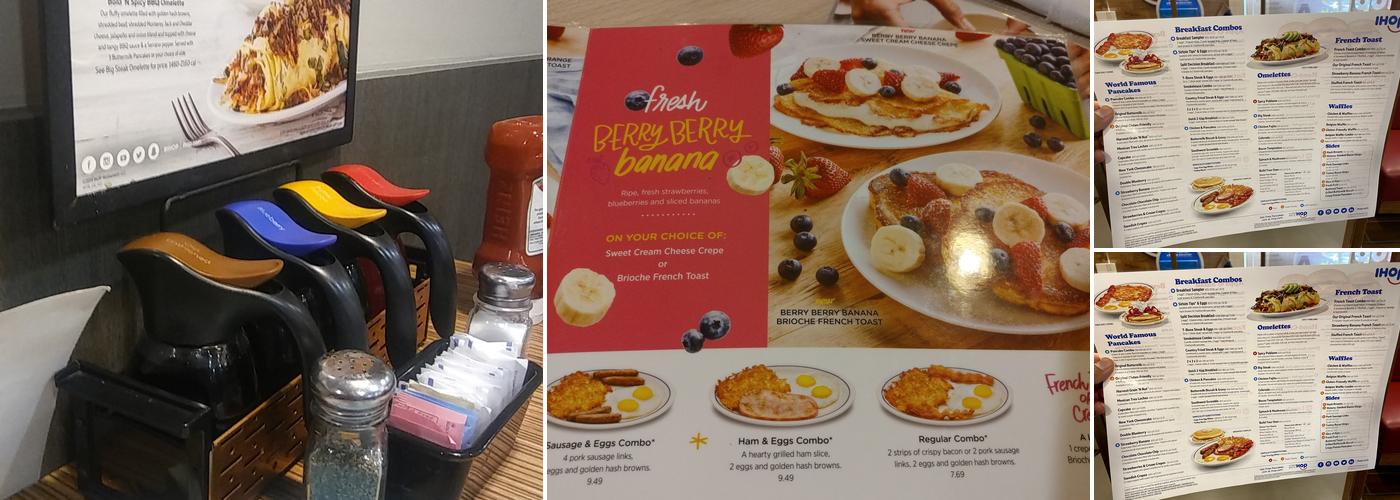 IHOP Menu