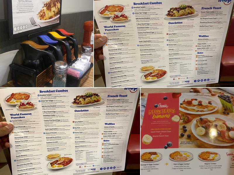 IHOP Menu