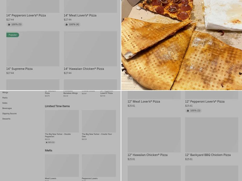 Pizza Hut Menu