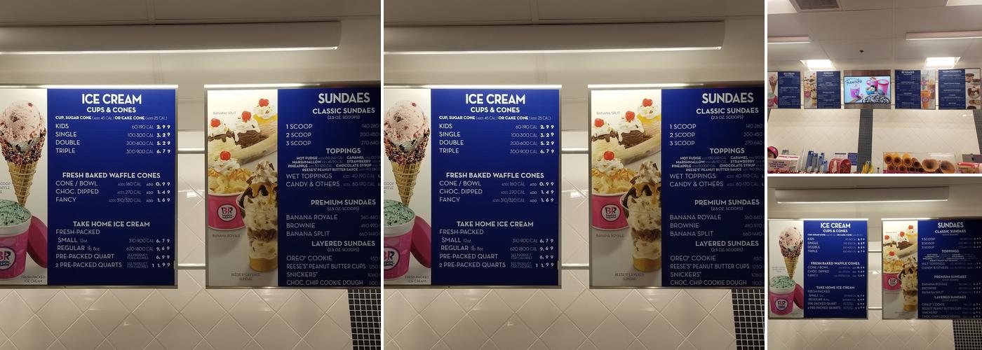 Baskin-Robbins Menu