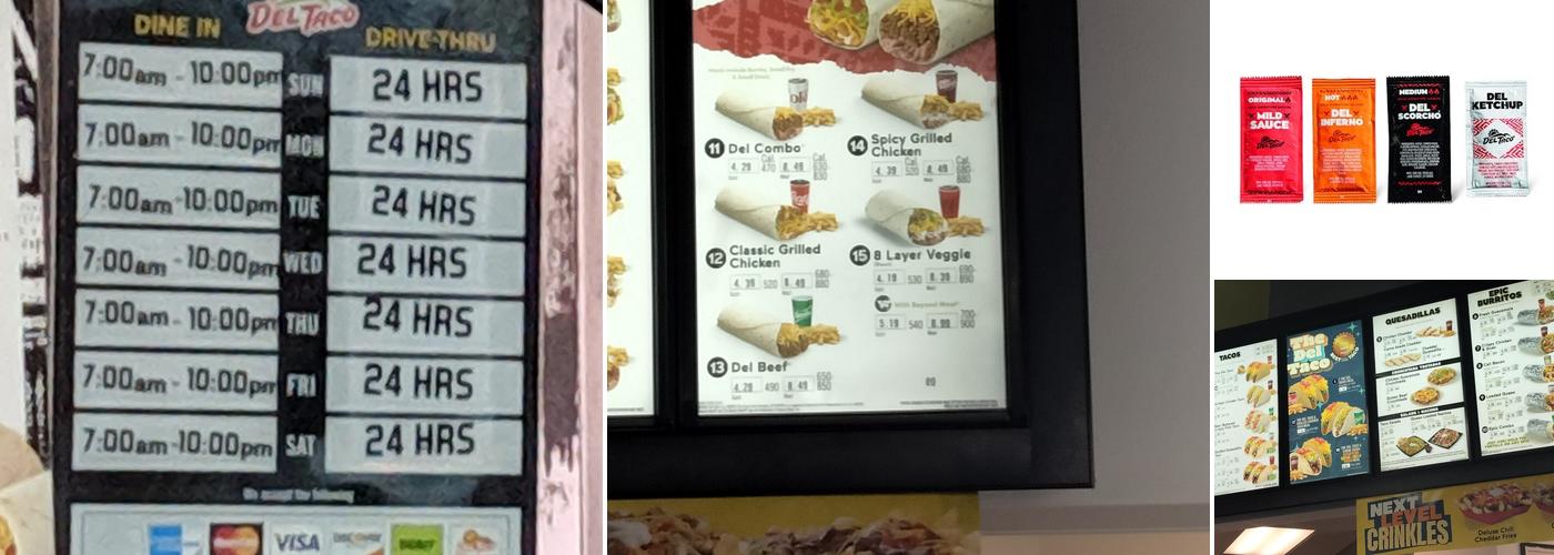 Del Taco Menu