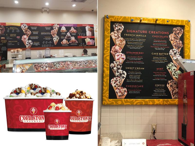 Cold Stone Creamery Menu