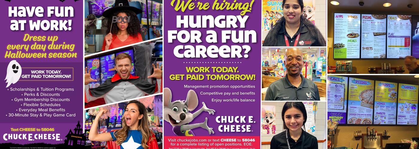Chuck E. Cheese Menu
