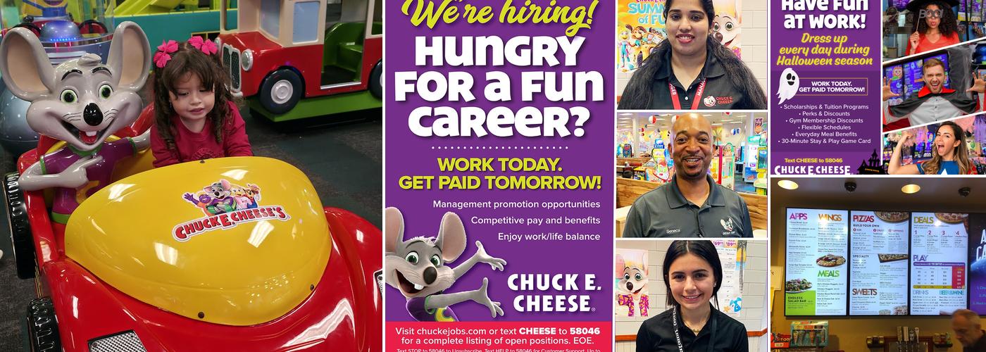 Chuck E. Cheese Menu