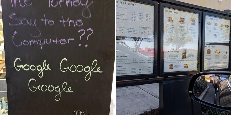 Starbucks Menu