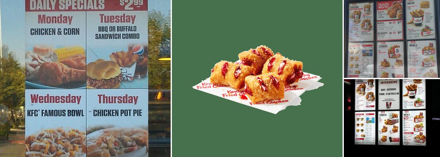 KFC Menu