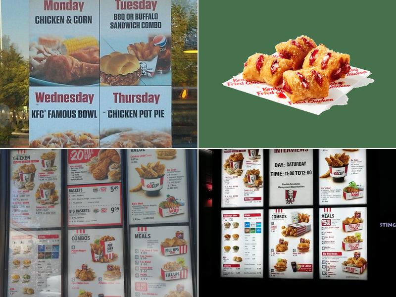 KFC Menu