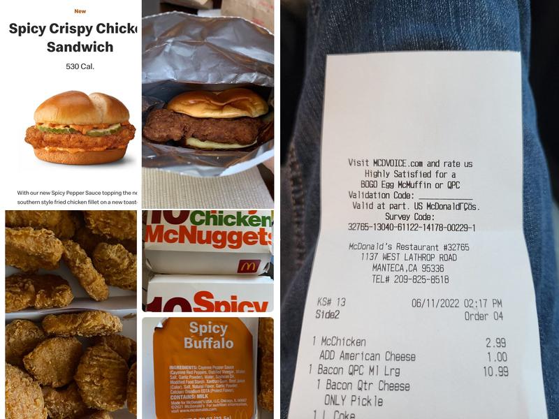 McDonald's Menu