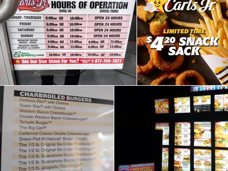Carl’s Jr. Menu