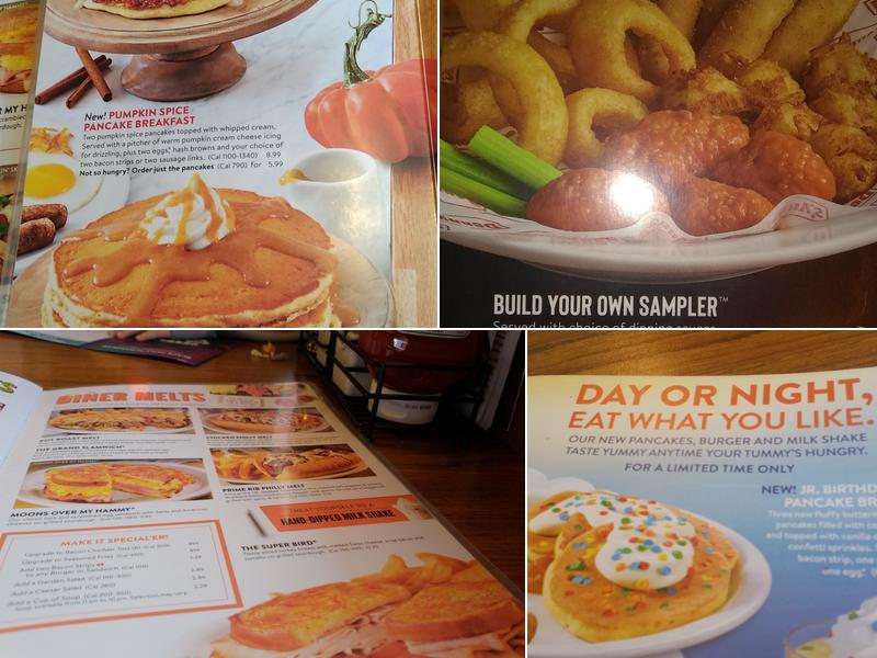 Denny's Restaurant Menu