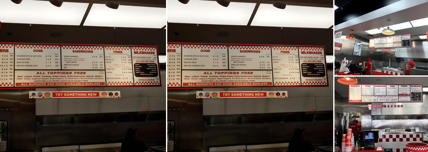 Five Guys Menu