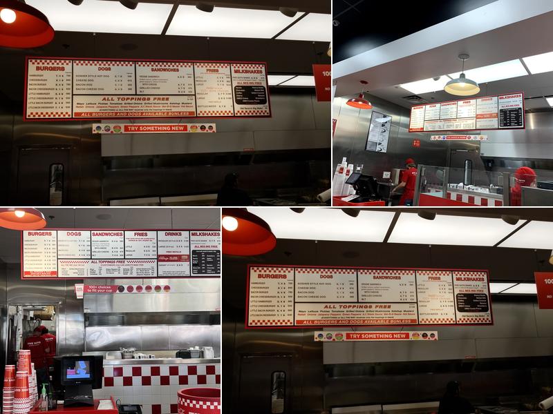 Five Guys Menu