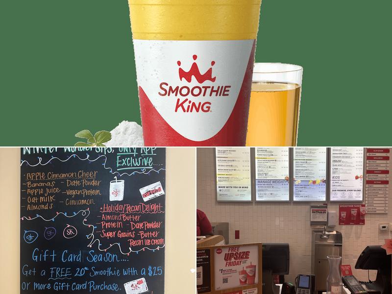 Smoothie King Menu