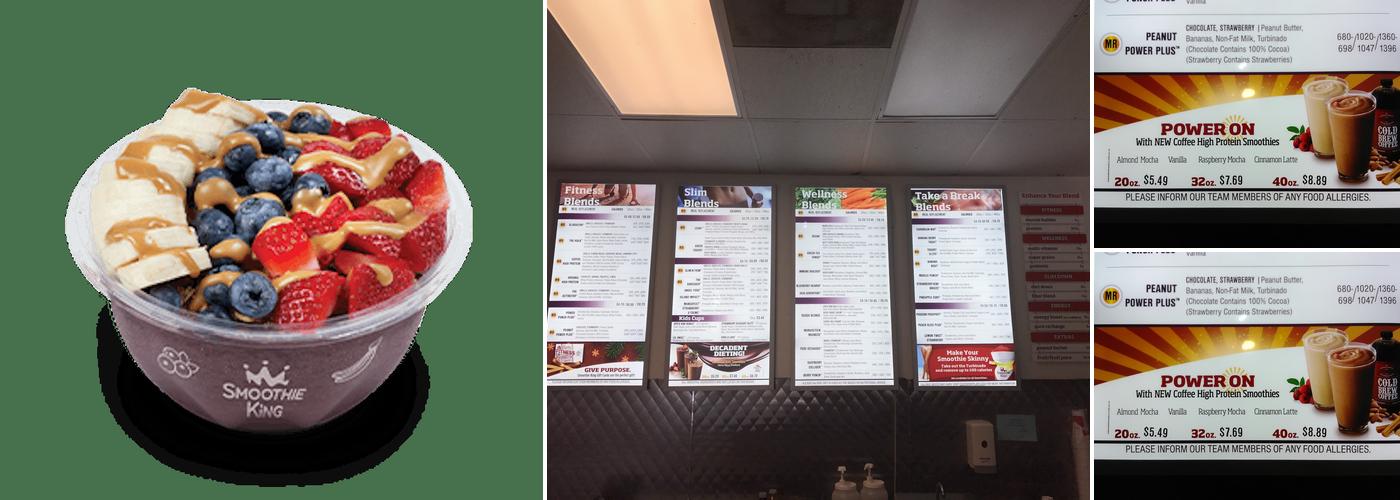 Smoothie King Menu