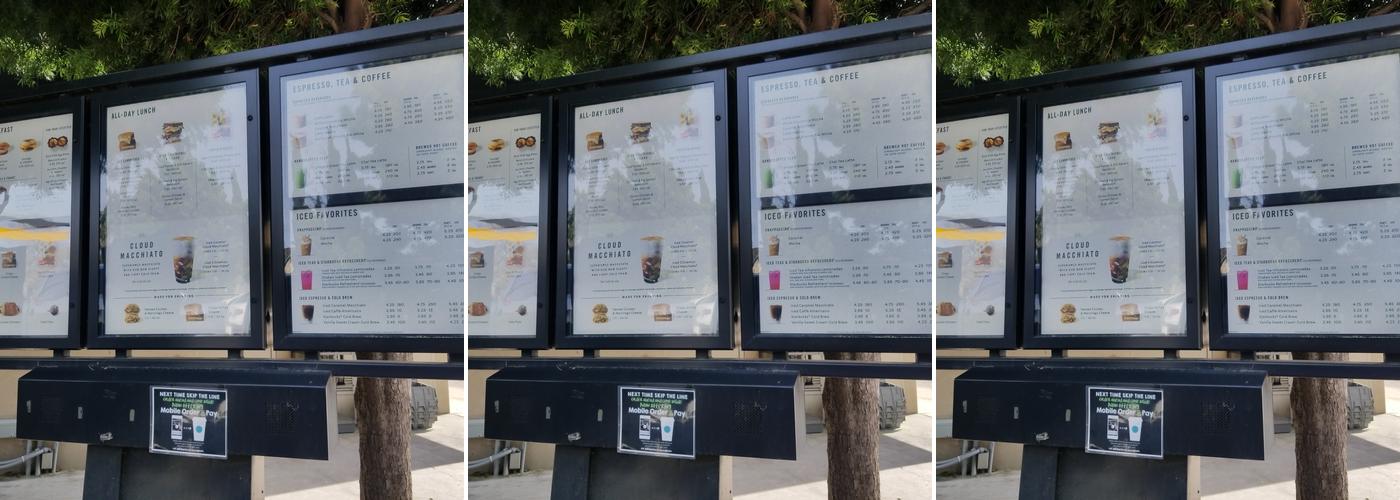Starbucks Menu