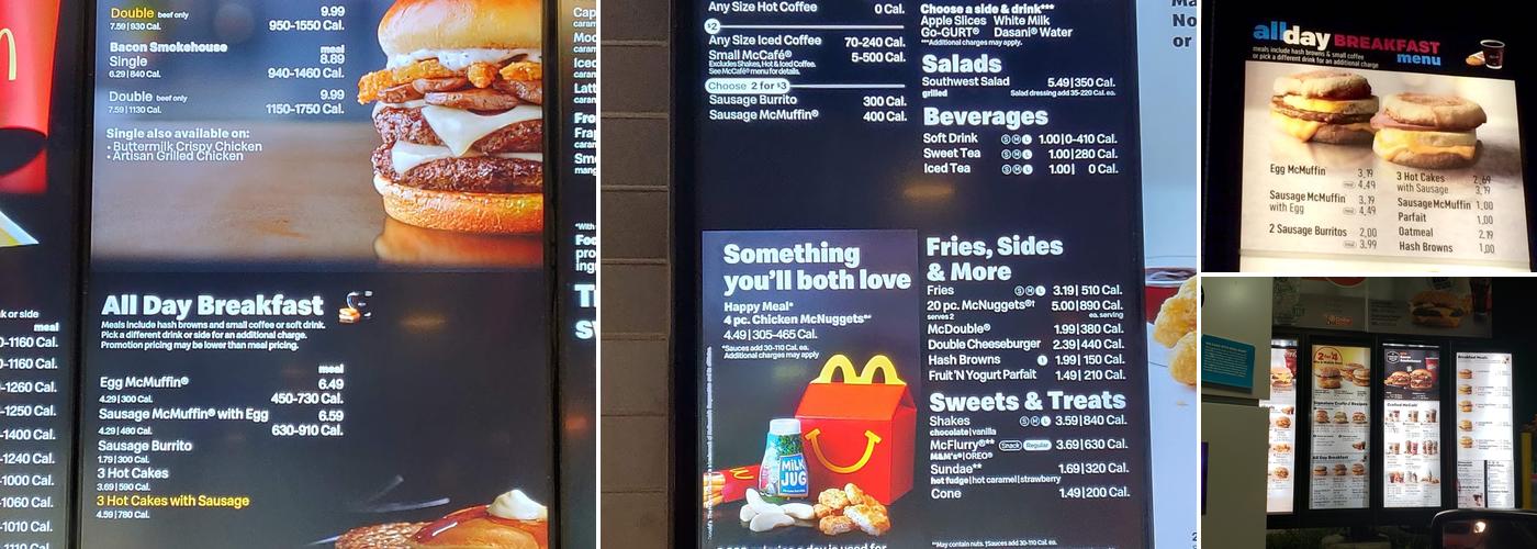 McDonald's Menu