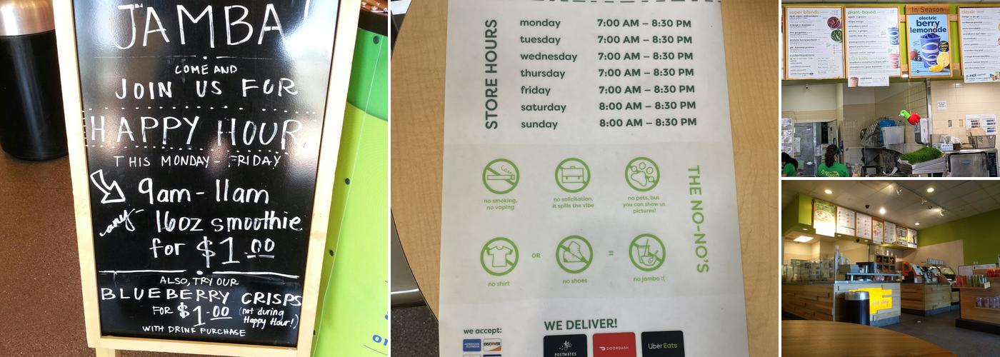 Jamba Menu