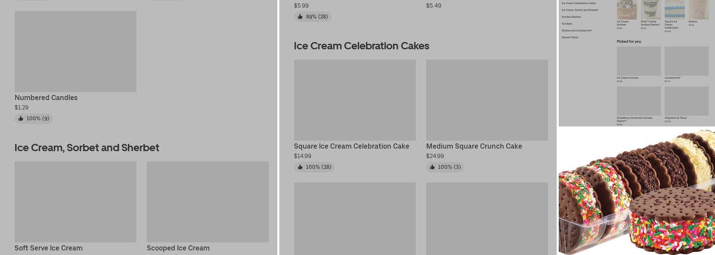 Carvel Menu