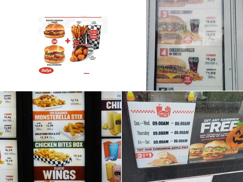 Checkers Menu